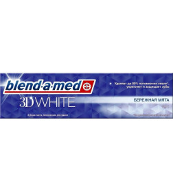 Зубная паста Blend-a-med 100мл 3D White Бережная мята