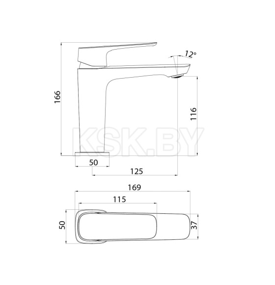 Смеситель для умывальника Sign, IDDIS (SIGSB00i01) 