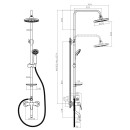 Душевая система с смесителем Rossinka Silvermix A35-46 (A35-46) 
