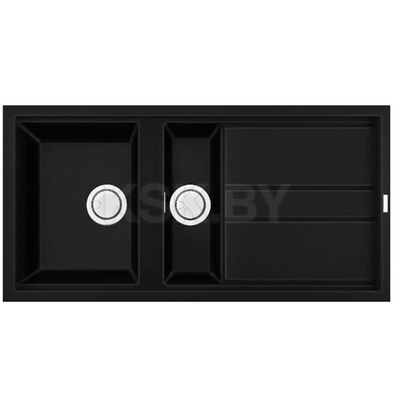 Мойка кухонная из гранита Elleci, Best 475 K86 Black (LKB47586) (LKB47586) 