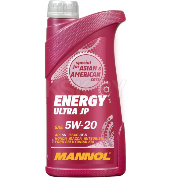 Моторное масло Mannol Energy Ultra JP 5W20 API SР ESTER  ILSAC GF-6 A 1л. (99401) 