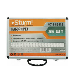 Набор фрез по дереву (35 шт.) Sturm! 9016-RB-S35