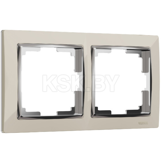 Рамка 2-я (слоновая кость/хром) Werkel W0021903/WL03-Frame-02-ivory (W0021903) 