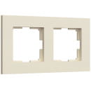 Рамка 2-я Slab (айвори матовый) Werkel W0022962 (W0022962) 
