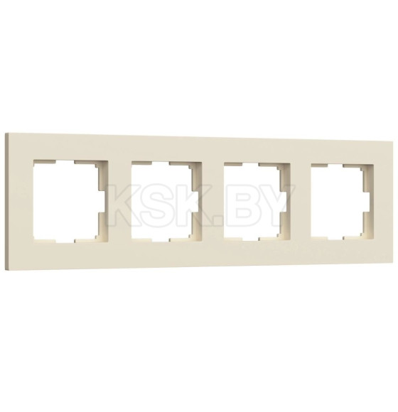 Рамка 4-я Slab (айвори матовый) Werkel W0042962 (W0042962) 