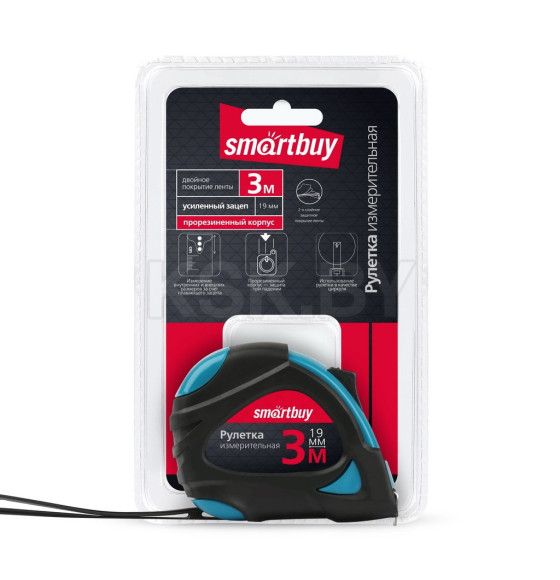 Рулетка  3м х 19мм Smartbuy SBT-MTP-319P2 (SBT-MTP-319P2) 