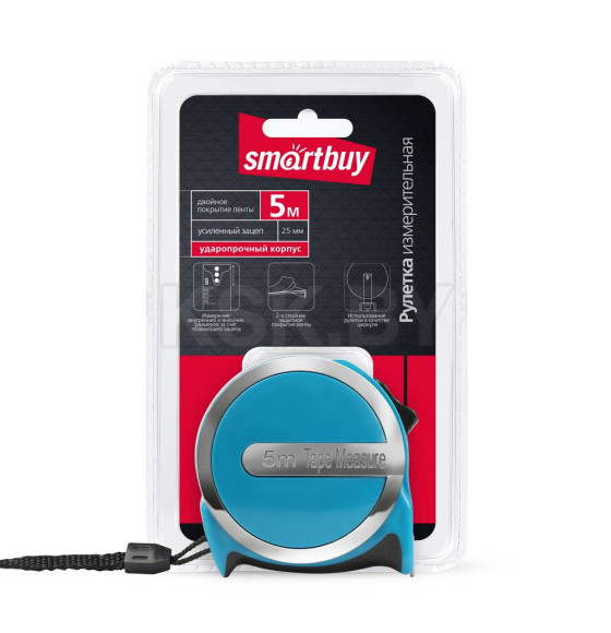 Рулетка  5м х 25мм Smartbuy SBT-MTP-525P3 (SBT-MTP-525P3) 