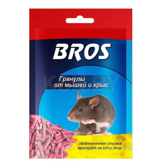 Гранулы от мышей и крыс BROS, 90г