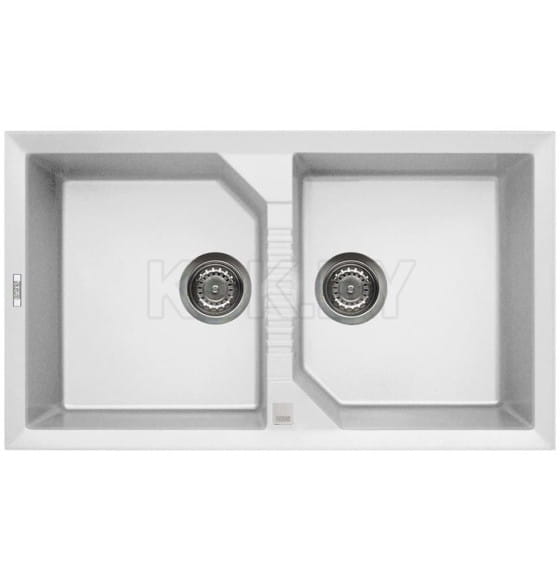 Мойка кухонная из гранита Elleci, Tekno 450 G68 Bianco (LGT45068) (LGT45068) 
