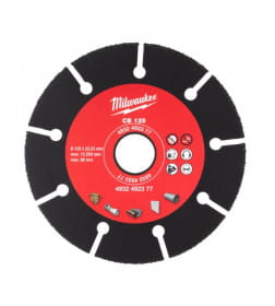 Диск карбидный по дереву и пластику 125х22,2 мм Milwaukee 4932492377