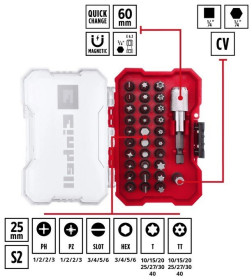 Набор бит (32 предмета) Einhell 49118693