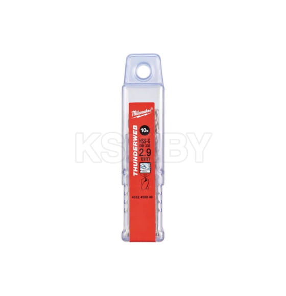 Сверло по металлу  2,9х 33х61 мм THUNDERWEB HSS-G (10 шт.) Milwaukee 4932459840 (4932459840) 