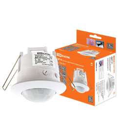 Датчик движения ДДТ-01 6м 120гр 1200W IP20 TDM