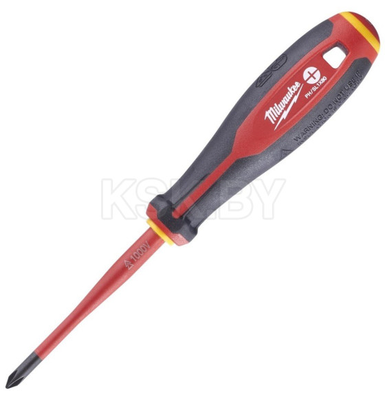 Отвертка комбинированная PH/SL1x80 мм изолированная VDE Milwaukee 4932478733 (4932478733) 