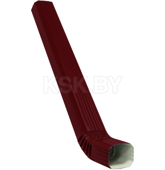 Труба 90мм прямоугольная с коленом,1м 3005 GrandLine Vortex