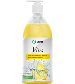 Средство для мытья посуды с дозатором Grass "Viva", 1 л.