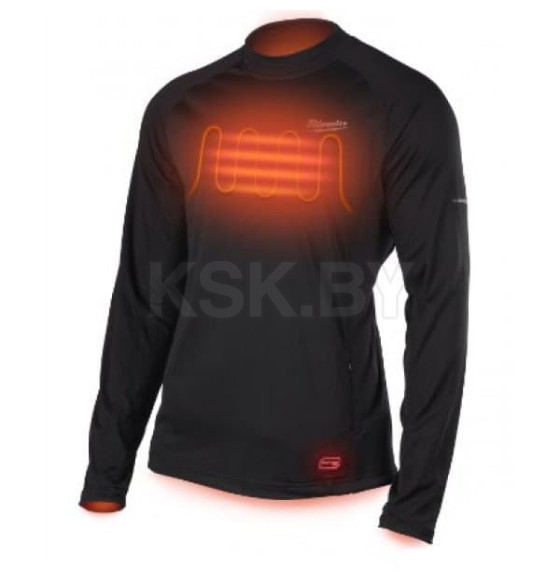Футболка с длинным рукавом с подогревом Milwaukee L4 HBLB-301M (4933478082) 