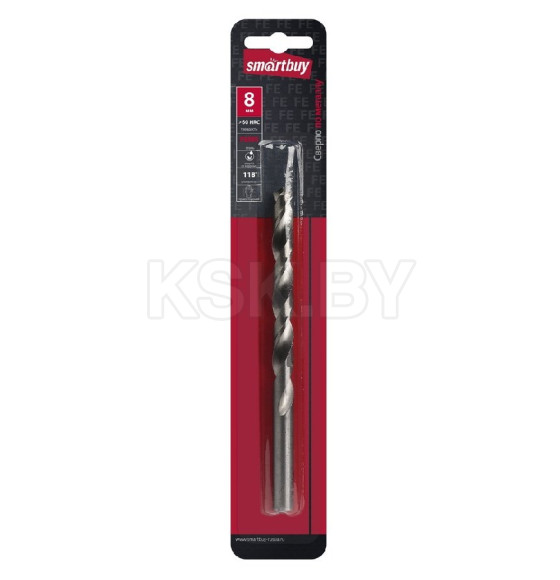 Сверло по металлу  8.0 мм Р6М5 HRC60 Smartbuy tools SBT-DM-8 (SBT-DM-8) 