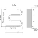 Полотенцесушитель М-обр AISI 32х2 500х400 (4620768881138) 