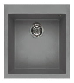Мойка кухонная из гранита Elleci, Quadra 102 K97 Light Grey