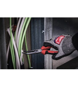 Длинногубцы 205 мм изогнутые 45° Milwaukee 4932492466