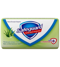 Мыло туалетное Safeguard Нежный уход Алоэ, 90г