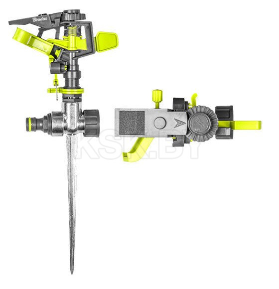 Дождеватель импульсный на спице BRADAS LIME LINE металл (LE-6104) 