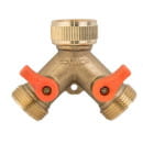 Распределитель двухканальный латунный BRADAS 3/4", BR-2234 (BR-2234) 