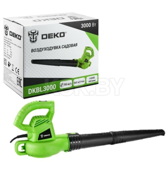 Воздуходувка-пылесос электрическая DEKO DKBL3000 (065-0953) 