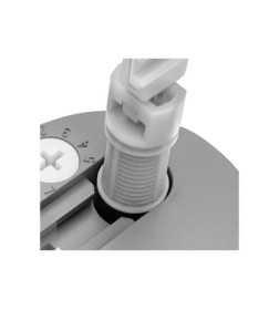 Арматура водосливная с нижней подачей (латунь) AV Engineering AVE129700BL