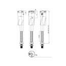 Арматура водосливная с нижней подачей (латунь) AV Engineering AVE129700BL (AVE129700BL) 