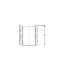 Муфта 2" вн.-вн. оцинкованная AV Engineering AVEC450000002