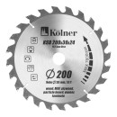 Диск пильный по дереву 200x24Tх20/30 мм Kolner кн200-20-30-24 (кн200-20-30-24) 