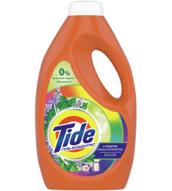 Гель для стирки Tide Color Лаванда и березовая вода, 1.235л