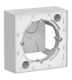 Коробка для наружного монтажа, белый, Schneider Electric Atlasdesign