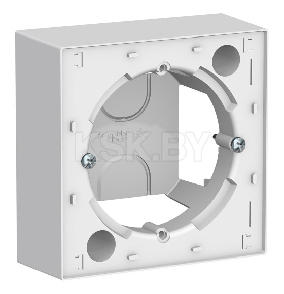 Коробка для наружного монтажа, белый, Schneider Electric Atlasdesign (ATN000100) 