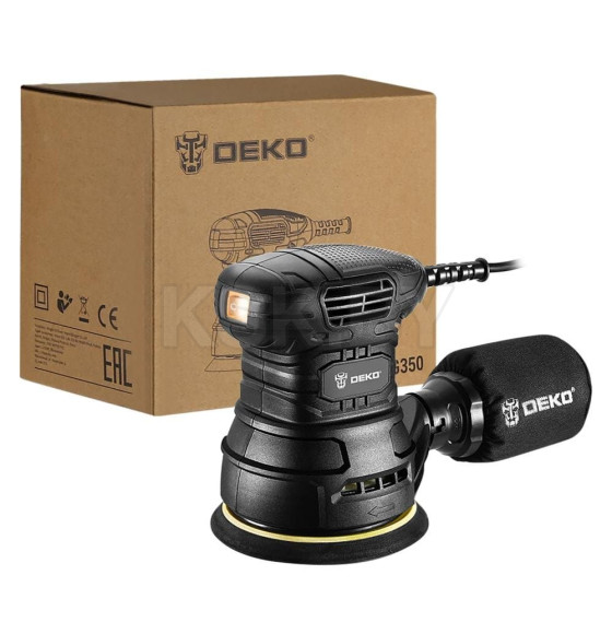 Шлифмашина эксцентриковая DEKO DKG350 (063-4263) 