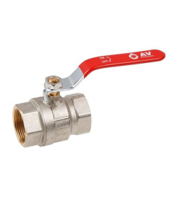 Кран шаровый 1 1/4" вн.-вн. ручка PN25 AV Engineering AVE090114