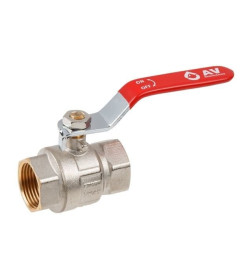 Кран шаровый 1" вн.-вн. ручка PN40 AV Engineering AVE090001