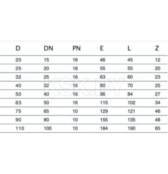 Колено ПЭ 50 мм AV Engineering AVE1015050 (AVE1015050) 