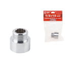 Удлинитель  1/2" вн.-нар. х 15 мм усиленный ХРОМ, AV Engineering (инд. упак.) (AVE301008) 