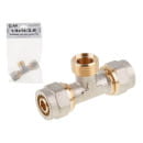 Тройник для труб PEX 16(2.0) х 1/2" нар. х 16(2.0) AV Engineering AVE309008 (AVE309008) 