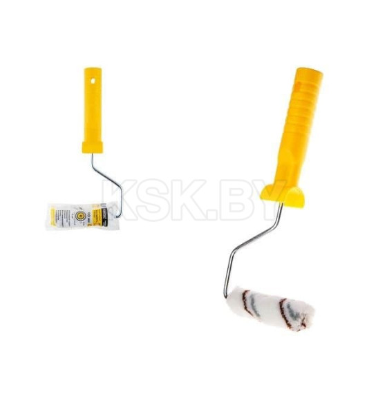 Валик POLYACRYL 15-100мм с ручкой 6мм STARTUL MASTER (нанесение лаков на водной основе, полиакрил) (ST0241-10R) 