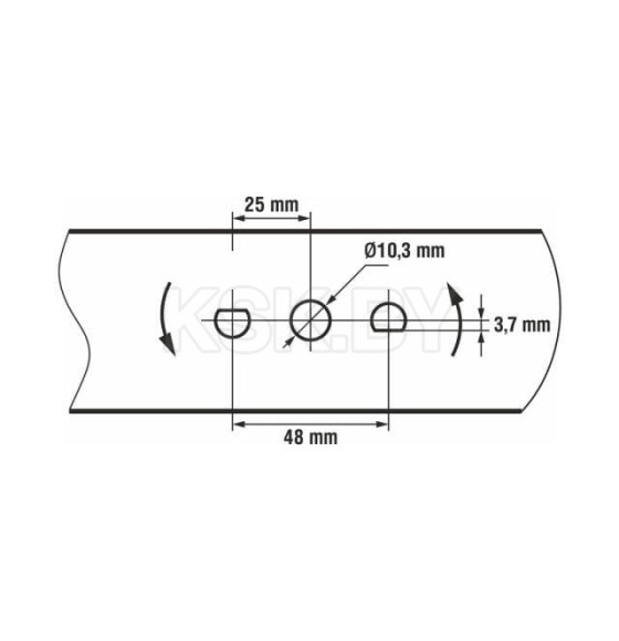 Нож для газонокосилки 51 см ECO LG-X2007 (LG-X2007) 
