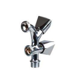 Кран садовый 1/2" нар. х 3/4" нар. х 3/4" нар. AV Engineering AVE167002
