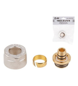 Евроконус (адаптер) 18(2.5) х 3/4" вн. для труб PEX AV Engineering HEAVY AVE5301825