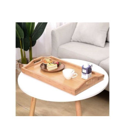 Поднос бамбуковый с ручками прямоугольный 46х31х6 см BAMBOO PERFECTO LINEA 38-463106