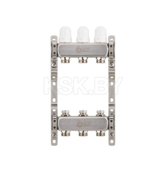 Коллекторная группа AVE162, 3 выхода AV Engineering AVE16200103K (AVE16200103K) 