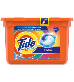 Капсулы для стирки Tide Color, 15х22.8г