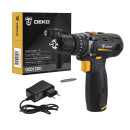 Дрель-шуруповерт ударная аккумуляторная DEKO GCD12DU (063-4039)